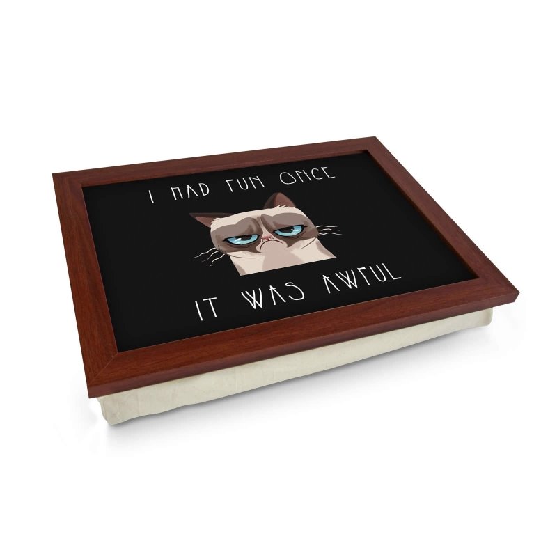 Yoosh Grumpy Cat Lap Tray - L0099 - Kitchen Tools & Gadgets - British D'sire Main image
