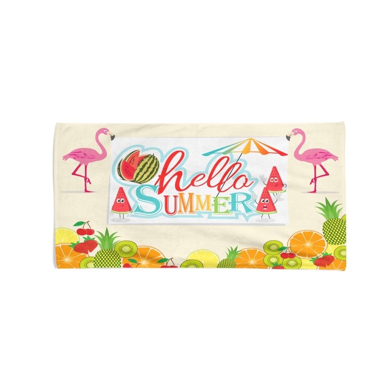 Yoosh Hello Summer - Beach Towel - Towels - British D'sire