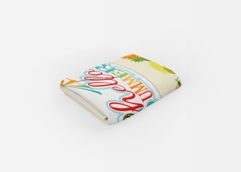 Yoosh Hello Summer - Beach Towel - Towels - British D'sire