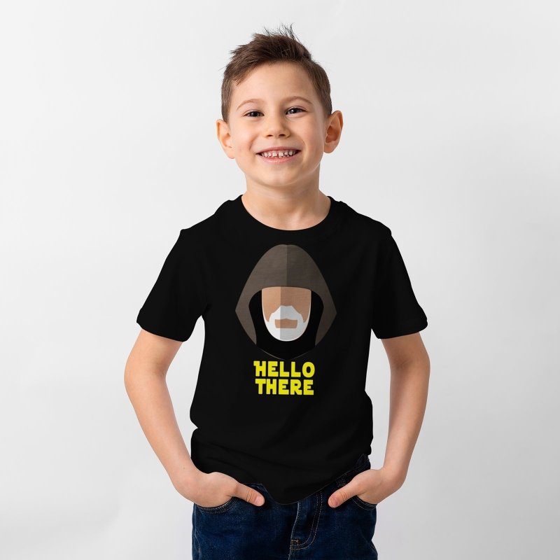 Yoosh Hello There Star Wars Inspired T-Shirt - Mens T-Shirts & Shirts - British D'sire