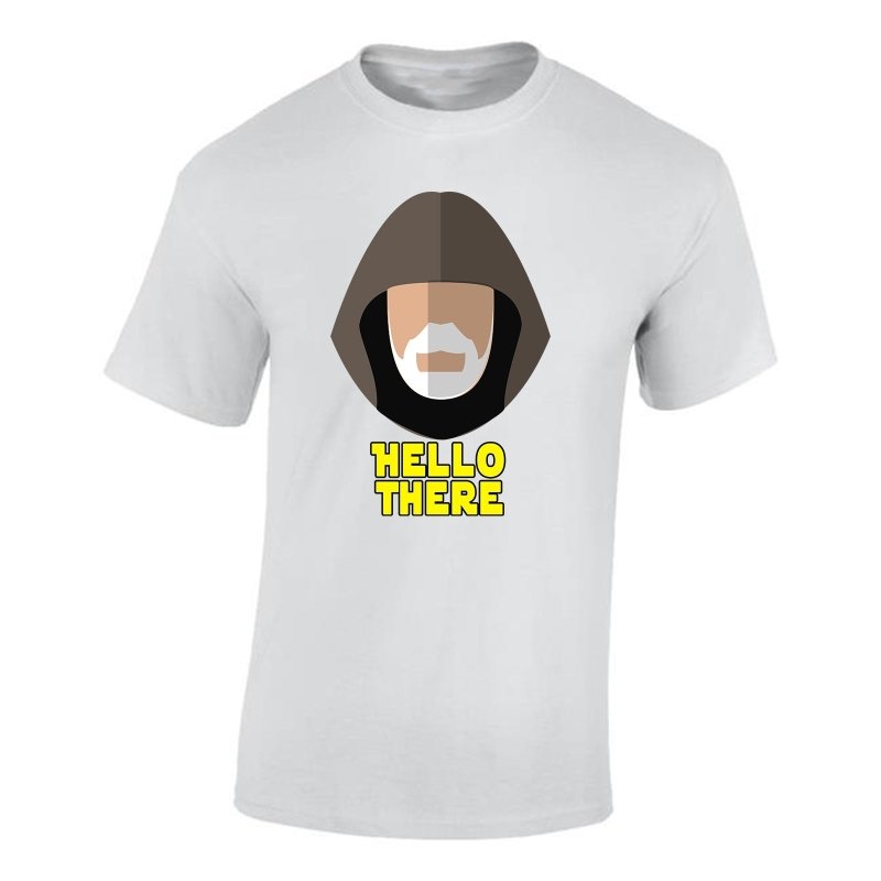 Yoosh Hello There Star Wars Inspired T-Shirt - Mens T-Shirts & Shirts - British D'sire