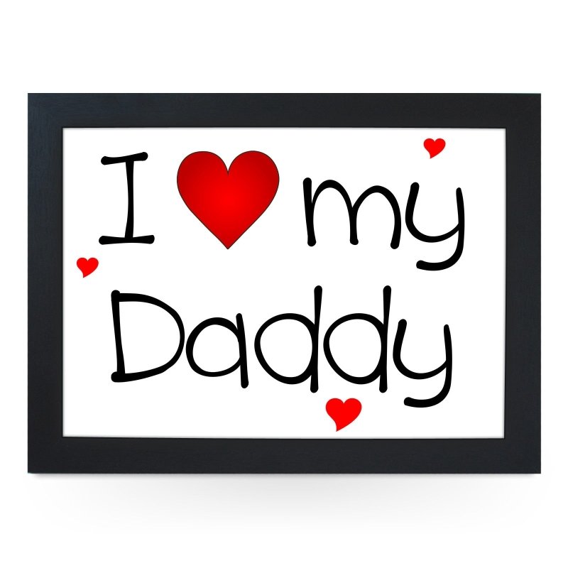 Yoosh I Heart My Daddy Lap Tray - L0445 - Kitchen Tools & Gadgets - British D'sire