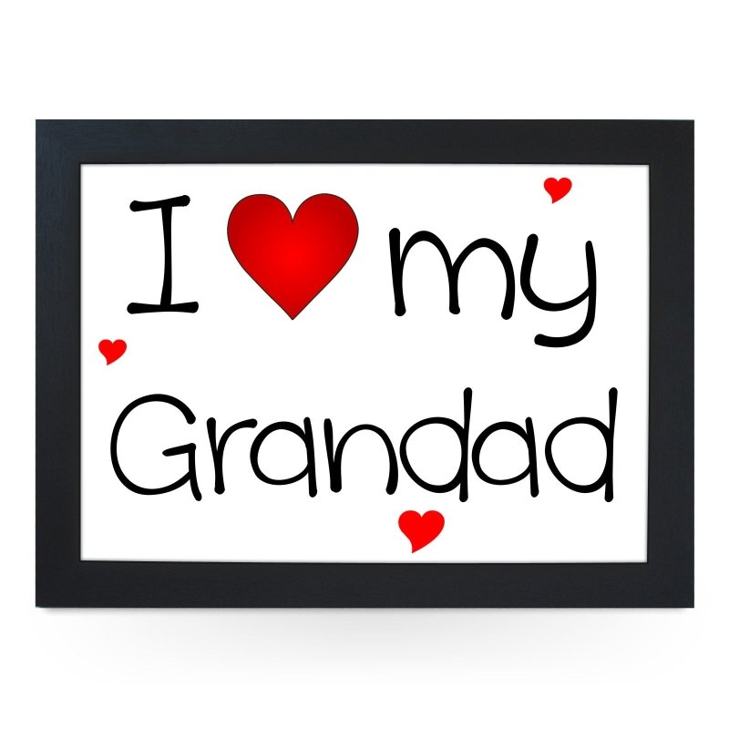 Yoosh I Heart My Grandad Lap Tray - L0446 - Kitchen Tools & Gadgets - British D'sire