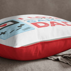 Yoosh I Love My Gamer Dad - 40 x 40 cm Cushion - Cushions & Covers - British D'sire