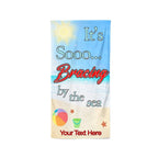 Yoosh It's So Bracing By The Sea - Beach Towel - Bathroom Linens - British D'sire