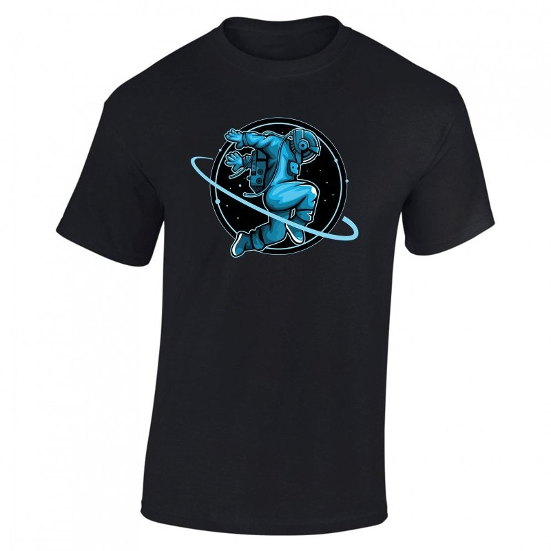Yoosh Jumping Astronaut T-Shirt - Mens T-Shirts & Shirts - British D'sire Main image