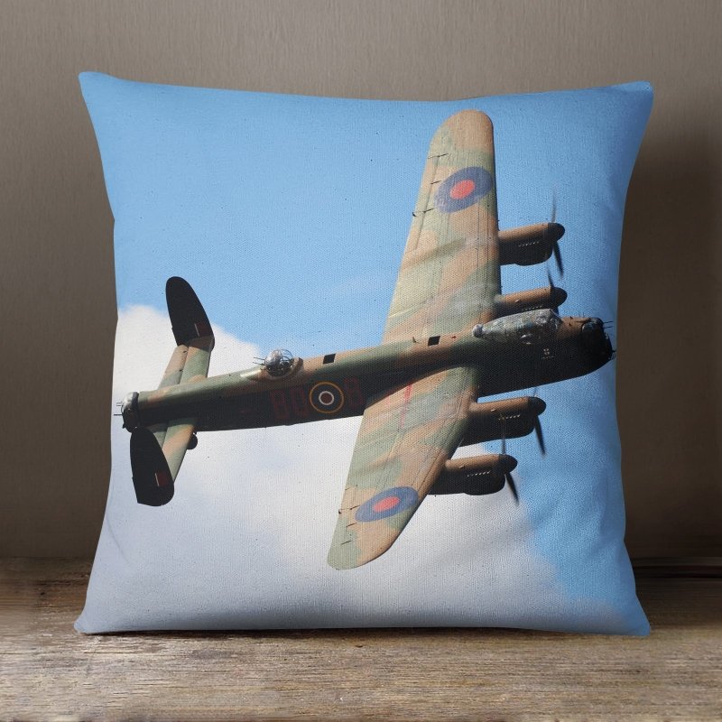 Yoosh Lancaster Bomber - 40 x 40 cm Cushion - Cushions & Covers - British D'sire