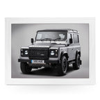 Yoosh Land Rover Defender Silver Lap Tray - L0576 - Kitchen Tools & Gadgets - British D'sire