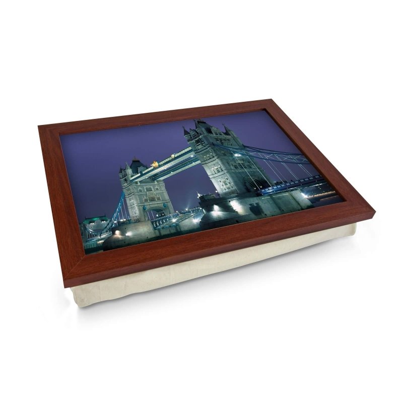 Yoosh London Tower Bridge at Night Lap Tray - L0391 - Kitchen Tools & Gadgets - British D'sire Main image
