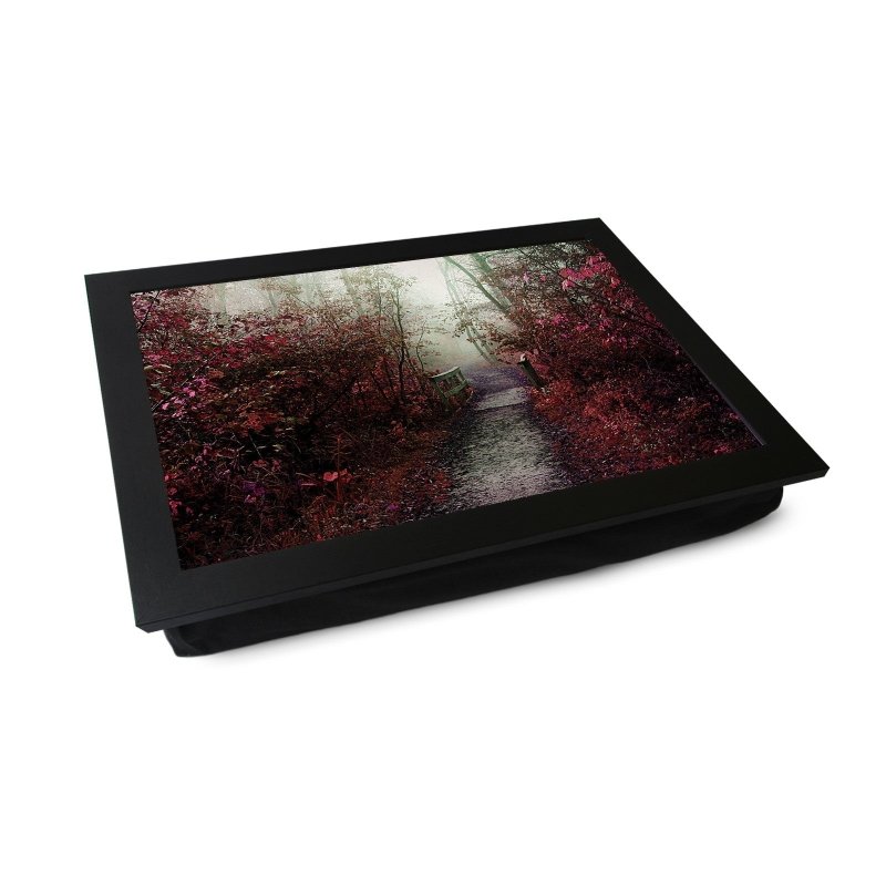 Yoosh Misty Autumn Path Lap Tray - L0154 Secondary image