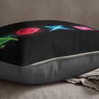 Yoosh Neon Playstation Buttons - 40 x 40 cm Cushion - Cushions & Covers - British D'sire