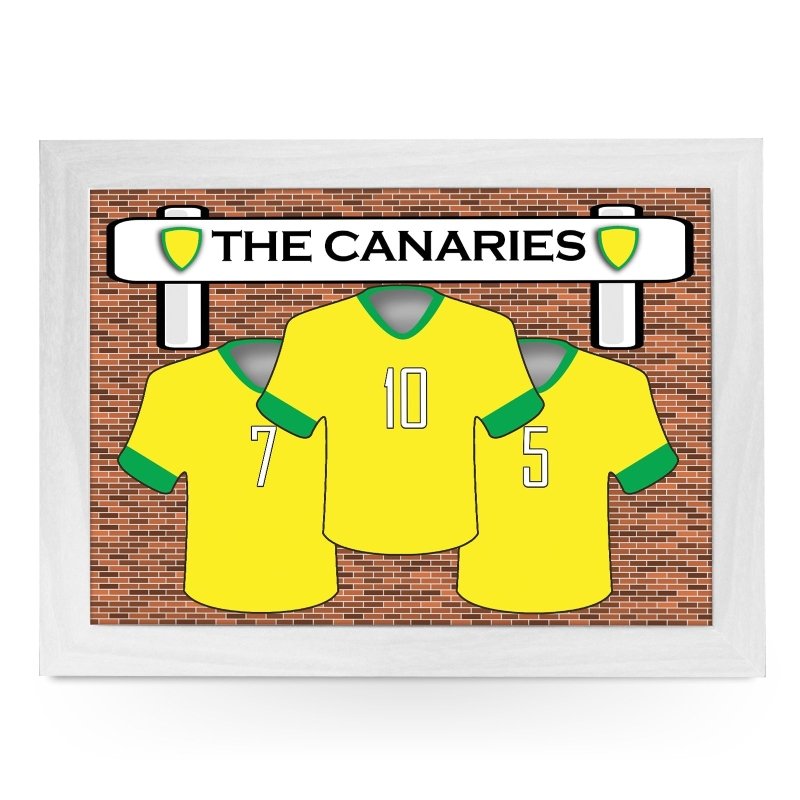 Yoosh Norwich City FC 'The Canaries' Lap Tray - L920 - Kitchen Tools & Gadgets - British D'sire