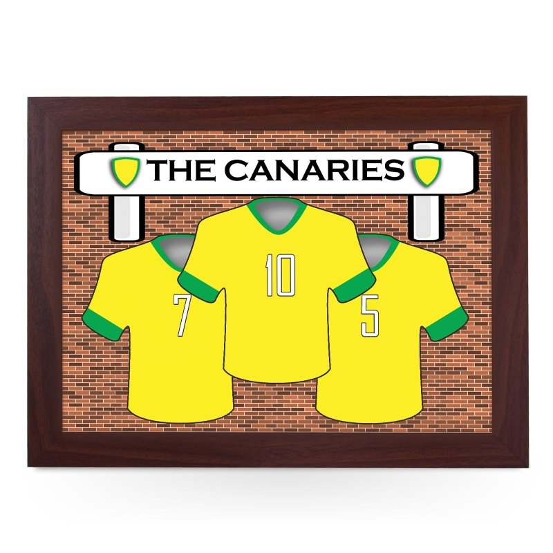 Yoosh Norwich City FC 'The Canaries' Lap Tray - L920 - Kitchen Tools & Gadgets - British D'sire