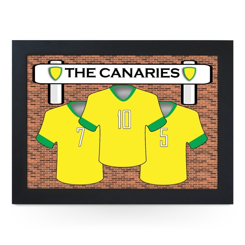 Yoosh Norwich City FC 'The Canaries' Lap Tray - L920 - Kitchen Tools & Gadgets - British D'sire