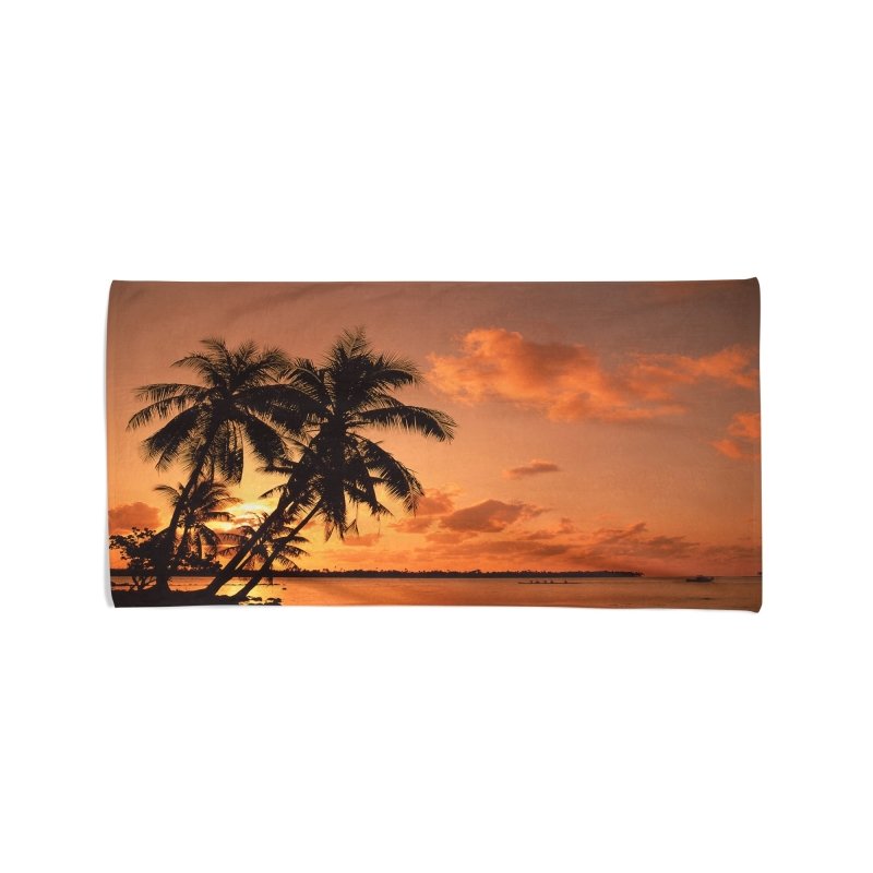 Yoosh Palm Trees Silhouette - Beach Towel Secondary image