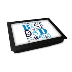 Yoosh Personalised Best Dad In The World Lap Tray - L0483 - Kitchen Tools & Gadgets - British D'sire