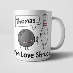 Yoosh Personalised Love Struck Mug - M032 - Glasswares & Drinkwares - British D'sire