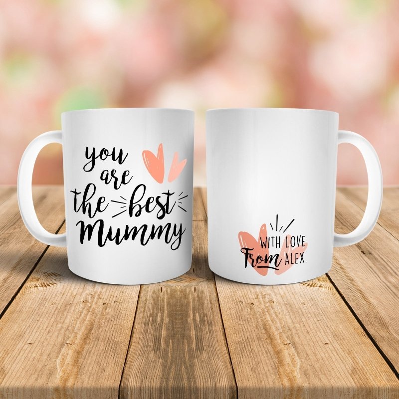 Yoosh Personalised You Are The Best Mummy Mug - M052 - Glasswares & Drinkwares - British D'sire