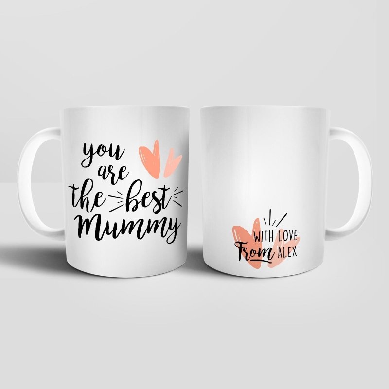 Yoosh Personalised You Are The Best Mummy Mug - M052 - Glasswares & Drinkwares - British D'sire