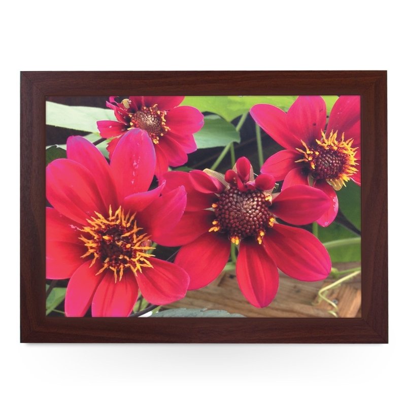 Yoosh Pink Flowers Print Lap Tray - Kitchen Tools & Gadgets - British D'sire Main image