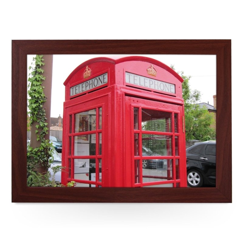 Yoosh Red Telephone Box Lap Tray - Kitchen Tools & Gadgets - British D'sire Main image