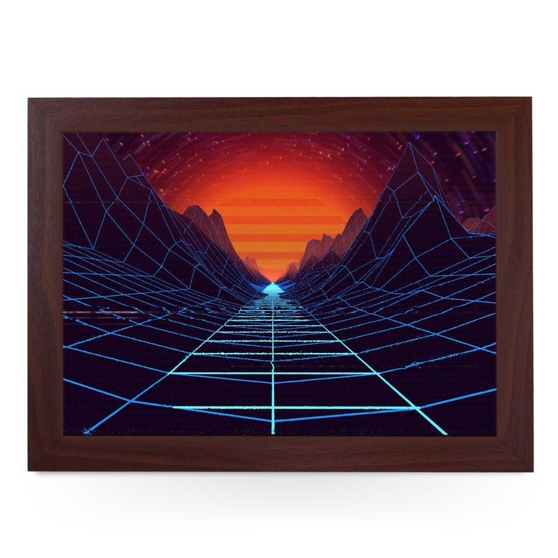 Yoosh Retrowave design Multipurpose Lap Tray Secondary image