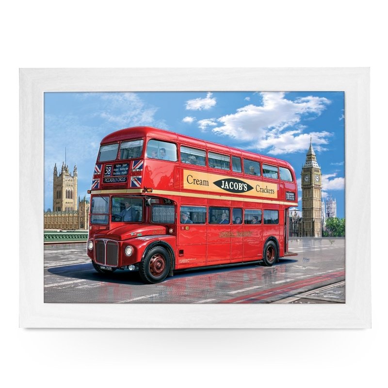 Yoosh Routemaster London Bus Painting Lap Tray - L0734 - Kitchen Tools & Gadgets - British D'sire