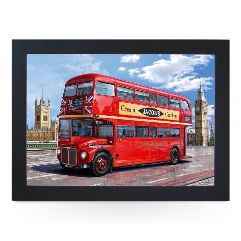 Yoosh Routemaster London Bus Painting Lap Tray - L0734 - Kitchen Tools & Gadgets - British D'sire