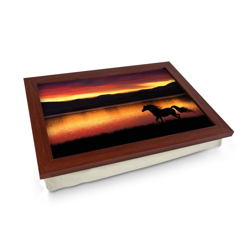 Yoosh Running Horse at Sunset Lap Tray - Kitchen Tools & Gadgets - British D'sire Main image