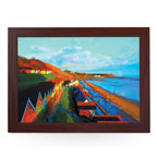 Yoosh Scarborough Beach Huts England Lap Tray - Kitchen Tools & Gadgets - British D'sire