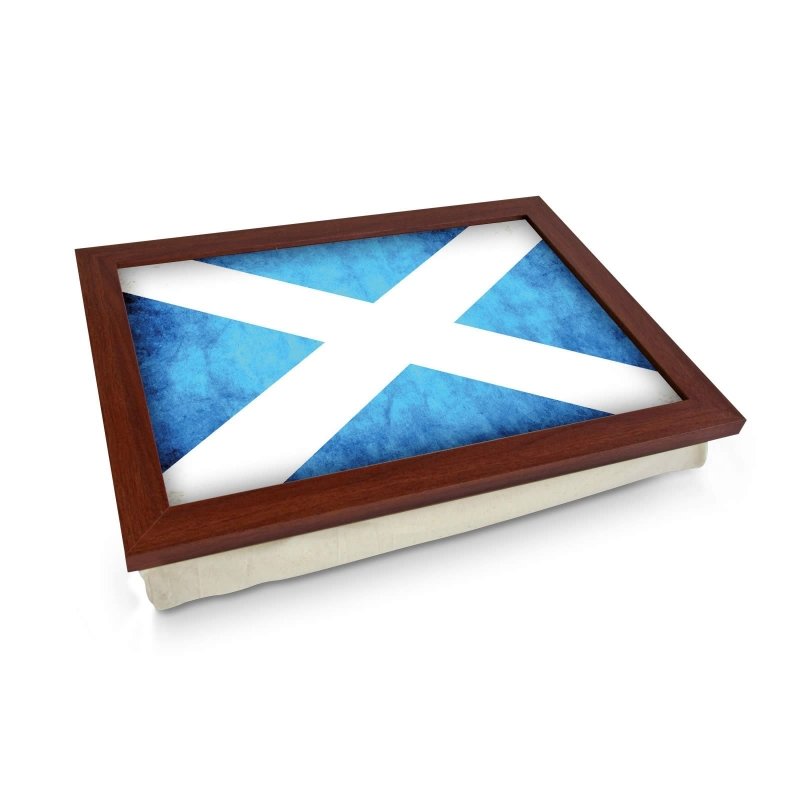 Yoosh Scottish Flag Grunge Lap Tray - Kitchen Tools & Gadgets - British D'sire Main image