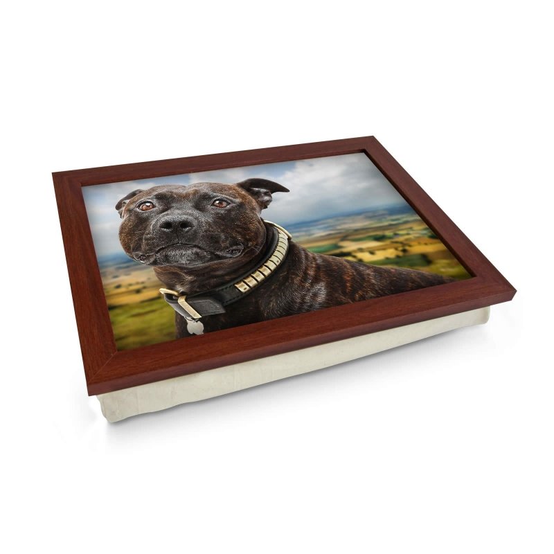 Yoosh Staffordshire Bull Terrier Lap Tray - Kitchen Tools & Gadgets - British D'sire Main image
