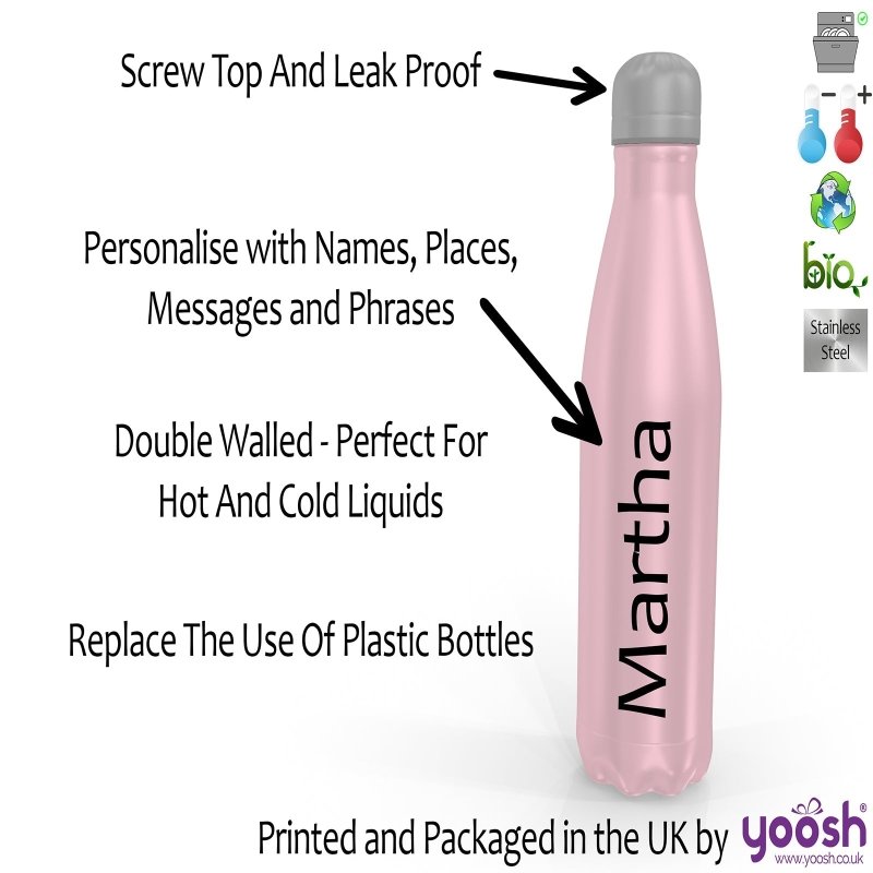 Yoosh Stainless Steel Sports and Travel Insulated Bottle Secondary image