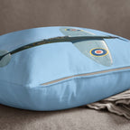 Yoosh Supermarine Spitfire - 40 x 40 cm Cushion - Cushions & Covers - British D'sire