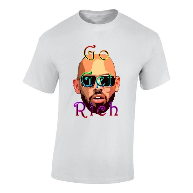 Yoosh Tate Go Get Rich Mens T-Shirt Secondary image