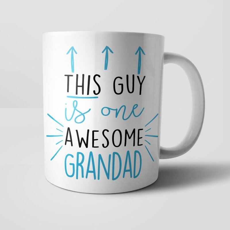 Yoosh This Guy is Awesome Personalised Mug - Glasswares & Drinkwares - British D'sire