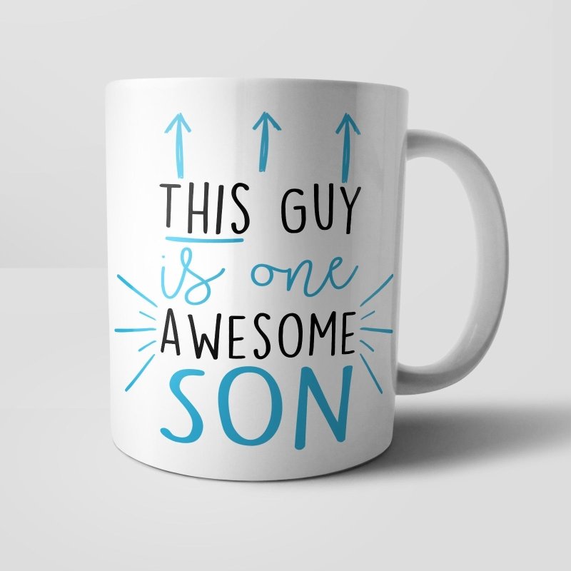 Yoosh This Guy is Awesome Personalised Mug - Glasswares & Drinkwares - British D'sire