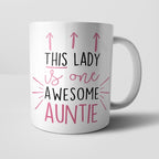 Yoosh This Lady is Awesome Personalised Mug - Glasswares & Drinkwares - British D'sire