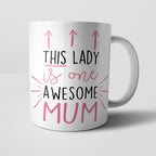 Yoosh This Lady is Awesome Personalised Mug - Glasswares & Drinkwares - British D'sire