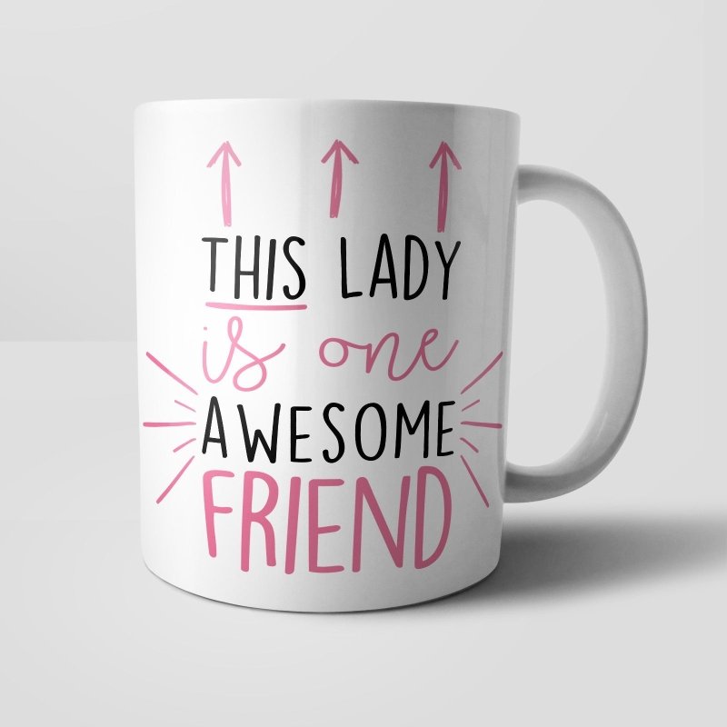 Yoosh This Lady is Awesome Personalised Mug - Glasswares & Drinkwares - British D'sire