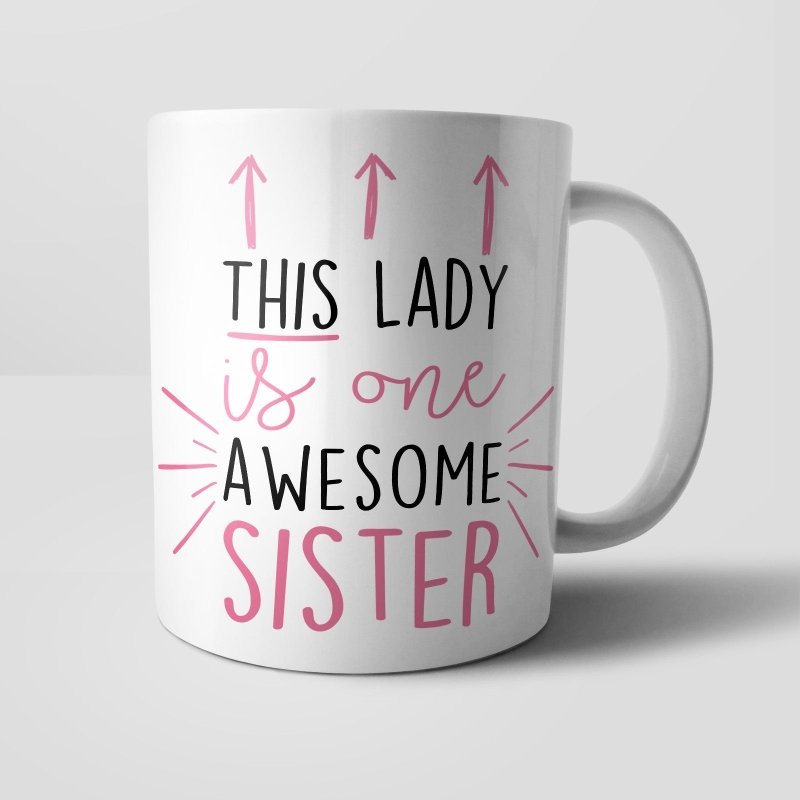 Yoosh This Lady is Awesome Personalised Mug - Glasswares & Drinkwares - British D'sire