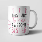 Yoosh This Lady is Awesome Personalised Mug - Glasswares & Drinkwares - British D'sire