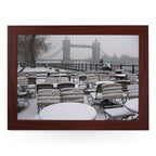 Yoosh Tower Bridge in the Snow Lap Tray - Kitchen Tools & Gadgets - British D'sire