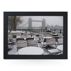 Yoosh Tower Bridge in the Snow Lap Tray - Kitchen Tools & Gadgets - British D'sire