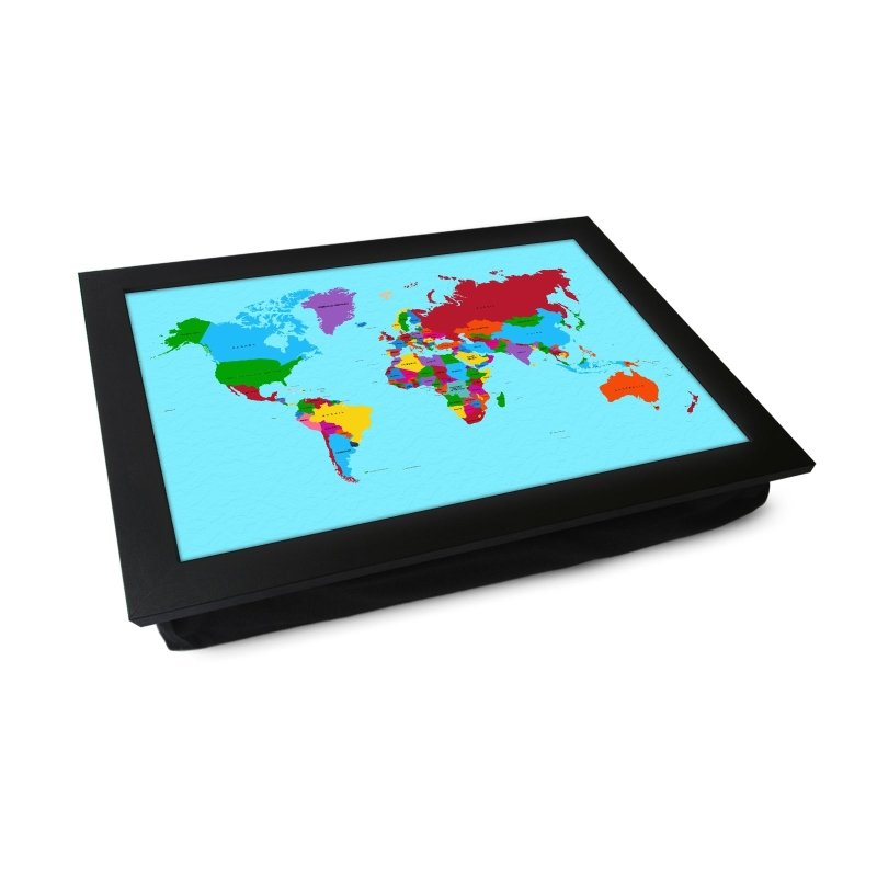 Yoosh Traditional World Map Lap Tray - Kitchen Tools & Gadgets - British D'sire