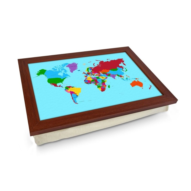 Yoosh Traditional World Map Lap Tray Secondary image