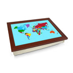 Yoosh Traditional World Map Lap Tray - Kitchen Tools & Gadgets - British D'sire