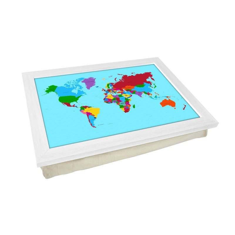 Yoosh Traditional World Map Lap Tray - Kitchen Tools & Gadgets - British D'sire