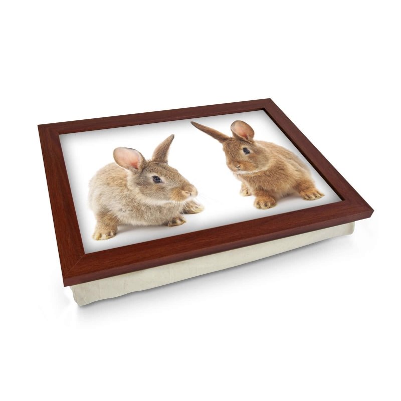 Yoosh Two Cute Bunnies Lap Tray - Kitchen Tools & Gadgets - British D'sire