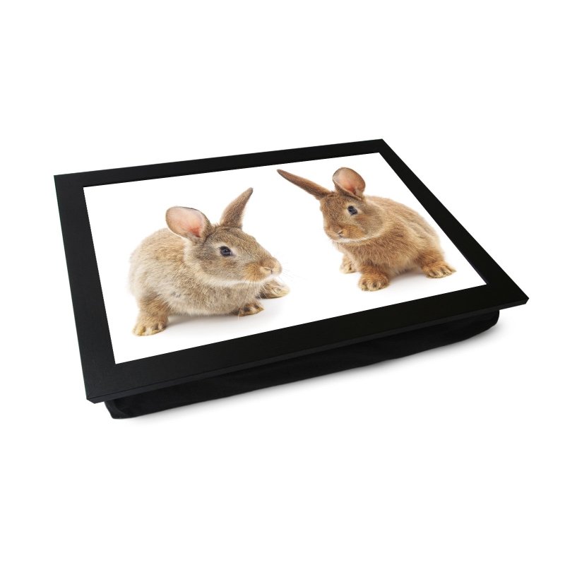 Yoosh Two Cute Bunnies Lap Tray - Kitchen Tools & Gadgets - British D'sire